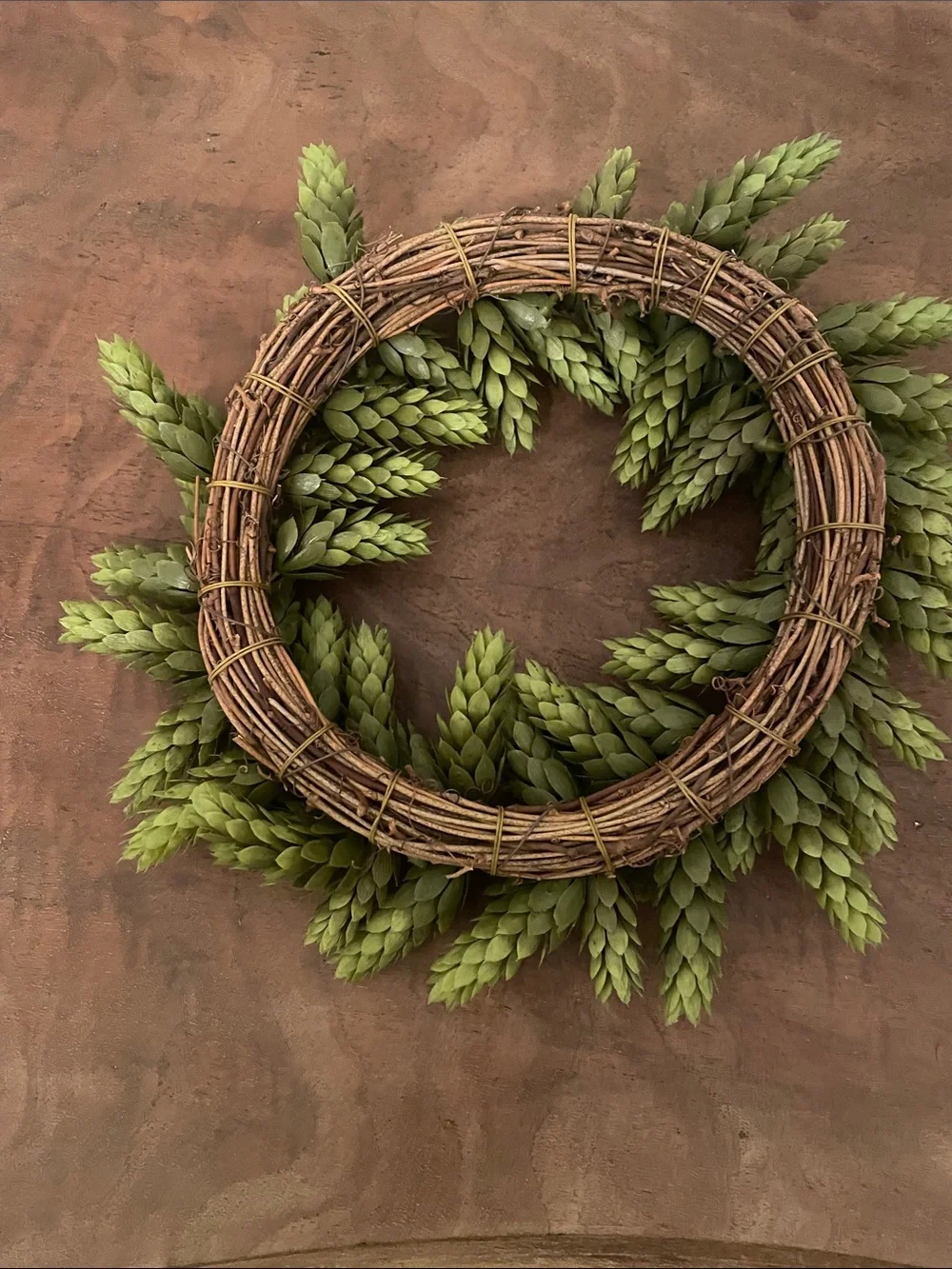 Green Hops Wreath